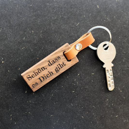 Schlüsselanhänger "Schön, dass es dich gibt"