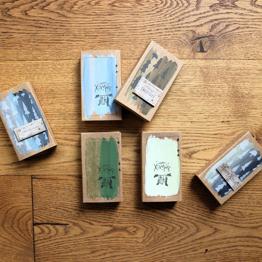 Weihnächtliche Schachteln zum Befüllen