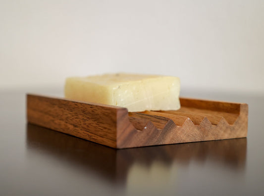 Edle Seifenschale aus Holz