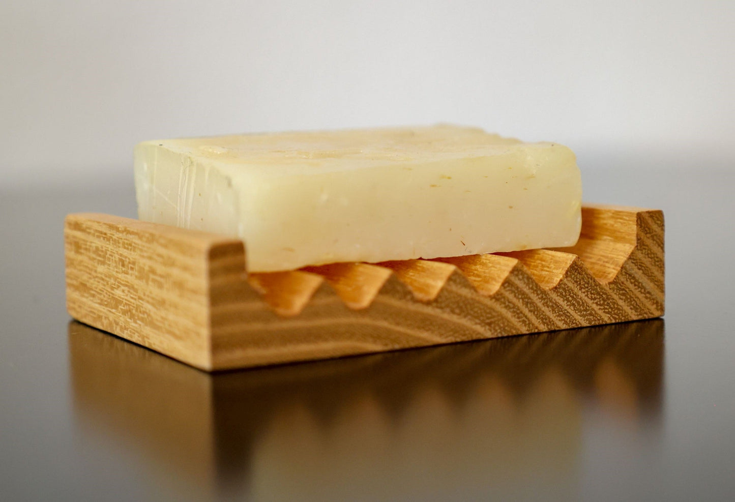 Edle Seifenschale aus Holz