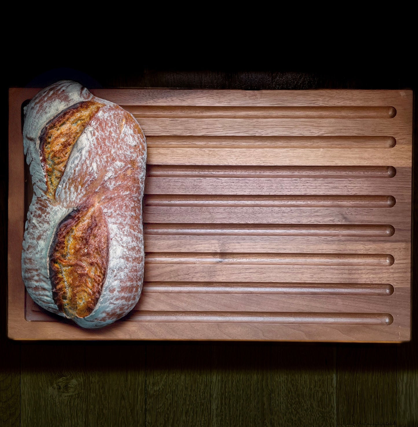 Edles Brotbrett aus Massivholz