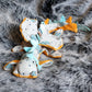 Schnuller-Drache aus Stoff